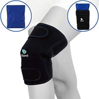 FOMI Knee Hot Cold Ice Wrap | Comfortable Compression Support | Pain Relief for Knee Surgery, Arthritis, Meniscus Tear, Bursitis, Sprains, Swelling, ACL, Sports Injuries | Flexible, Reusable Gel Pack