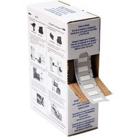 Brady BPSPT-250-1-WT Bulk TLS 2200/TLS PC Link PermaSleeve Wire Marker Sleeves, 0.439" Height, 1.015" Width, Polyolefin (B-342) White (Roll of 1000)