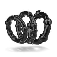 Waterproof Exercise Training Time Delay Silicone Exercise Bands RF19 (Black)