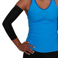 Pure Compression Elbow Sleeve with Copper - Tennis, Golfers, Tendonitis Relief, Support Brace for Men and Women (L, Black)