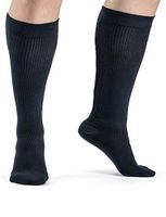 Wide Calf Medical Grade Gradient Compression Socks Men 20-30 mmHg or Women Unisex Organic Cotton Compression Socks Travel Athletes Sports Diabetics (Medium)