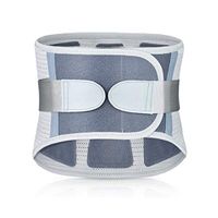 MOXIN Back Brace for Lower Back Pain Relief, Magnetic Heat Lower Back Brace, Ergonomic Design and Breathable Material, for Scoliosis and Herniated Disc,LightGray,XXL