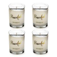 LUNA CANDLE CO. Peaceful - Lavender Scented Luxurious Candles - 11 Oz (4 Pack)
