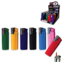 20 Pack Windproof Lighters Rubber Coated Jet Flame Cigarette Lighters