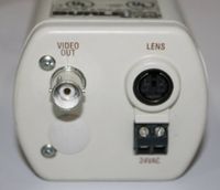 BURLE TC552A 24VAC WITH 4mm 1:1.2 CS LENS SECURITY SURVEILLANCE CAMERA
