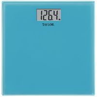 Taylor Precision Products Glass Digital Bath Scale (Blue)