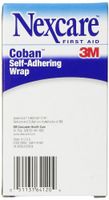 Nexcare Coban Self-Adherent Wrap, Tan, 1 Inch X 5 Yards