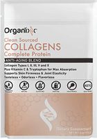 Organixx - Clean Sourced Collagens - Powerful Anti-Aging Supplement - 20 Servings - Reduce The Appearance of Fine Lines & Wrinkles, Help Ease Joint Discomfort, Features Five Types of Collagen