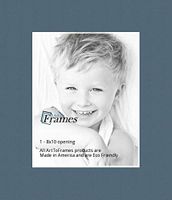 21x26 Antique Blue / Dutch Blue Custom Mat for Picture Frame with 17x22 opening size (Mat Only, Frame NOT Included)