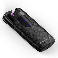 2018 New Floating Touch No Buttom USB Lighter Double Arc Gift Pack (Matte Black)