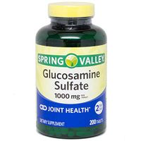 Spring Valley Glucosamine Sulfate, 1000 mg, 200 tablets