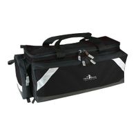 Iron Duck 34016D-B Breath Saver Airway Management System Bag for Class D or Jumbo D Oxygen Tank with Ergonomic, Adjustable Shoulder Strap and Hand Straps, Nylon, Black.Made in The USA!