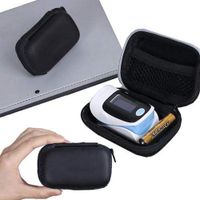 Summeishop Hard EVA Travel Oximeter Protecive Case Bag EVA Oximeter Storage Bag Oximeter Protecive Case Bag Portable Zipper Carry Pouch Box for Fingertip Pulse Oximeter