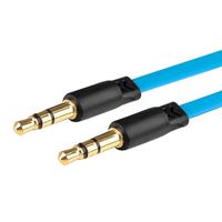 EverydaySource Light Blue 3.3FT 3.5mm Stereo Extension M/M Cable, 2-Pack For Apple iPhone 7/7 Plus/ 6S / 6S Plus/SE/Samsung Galaxy S7/S8/S9/S9+ Plus