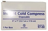 Case of 50 Instant Disposable Cold Packs Small 5 x 7. First Aid Cold Compress for Travel. Ice Packs Great for Minor Pain, Burns, strains, toothaches, contusions, or Insect Bites.