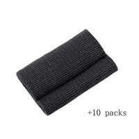 CML Home Sports Gloves Sports Protective Gear Finger Sleeve Elastic Bandage Long Protective Gloves Equipment Black