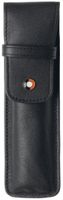 Sheaffer Leather Collection Black Double Pen Pouch - SH-20125