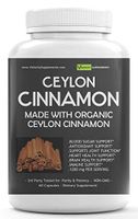 Organic Ceylon Cinnamon Capsules for Blood Sugar Support & More.*