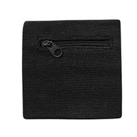 Landscap Wrist Wallet Zipper Sweatband Wristband Wrist/Ankle Wallet Hidden Pouch for Jogging, Sports, Walking (Black)