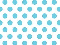 Pack Of 240, Turquoise Polka Dot Tissue Paper 20" X 30" Sheets For Packaging， Made In Usa， 100% Recycled