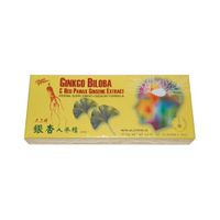 2 Packs of Prince Of Peace Ginkgo Biloba And Red Panax Ginseng Extract - 10 Vials