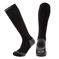 BRIGENIUS Compression Socks for Men Women Nurses Athletic Sports Running (M)