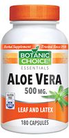 Aloe Vera 500 mg, Sooth, Cleansing, Aid Digestion 180 capsules