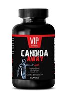 Blood Sugar Formula - Candida Away - Extra Strength - Candida antifungal Supplements - 1 Bottle (60 Capsules)