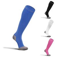 Compression Socks for Men & Women – 20-30mmHg Medical Grade Graduated Stockings (Blue, Small)