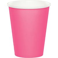 Celebrations 96-Count 9 oz. Hot/Cold Cups, Candy Pink