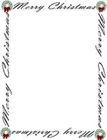 Merry Christmas Stationery Printer Paper 26 Sheets
