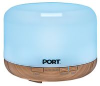 Port Essential Oil Diffuser 500ml, Essential Oils Electric Vaporizer/Nebulizer with 7 LED Colors, Cool Mist Ultrasonic Humidifier, Quiet