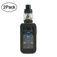 CEOKS 2pcs Silicone Case for Vaporesso Luxe 200W, Vaporesso Luxe 200W Anti-Slip Protective Silicone Case Skin Rubber Cover Rubber case wrap Shield (Black)