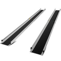 Titan Aluminum Wheelchair Loading Ramp, Portable Scooter Access with Carry Bag
