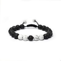 Vitality Extracts - Adjustable Calm Diffuser Bracelet - White Howlite, Stress Relief, Meditation, Diffuse, Yoga, Aromatherapy, Sleep aid