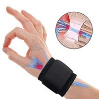 Wrist Brace Carpal Tunnel, Adjustable Wrist Support for Arthritis and Tendinitis Pain Relief - Ergonomic Hand Wrist Wraps Compression Strap for Working Out Sport Weightlifting