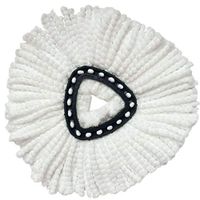 2 Pack Replacement Mop Heads, Easy Cleaning Mopping Wring Spin Mop Refill Mop Heads