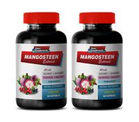 antioxidant multivitamin - Mangosteen Extract Complex 1440MG - Natural ANTIOXIDANT - Pomegranate Vitamins for Memory - 2 Bottles 120 Capsules