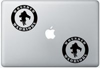 Wounded Warriors Round Military ArcDecals78601343 Set Of Two (2x) , Decal , Sticker , Laptop , Ipad , Car , Truck