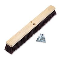 Boardwalk 20324 Floor Brush Head, 3 1/4-Inch Maroon Stiff Polypropylene, 24-Inch