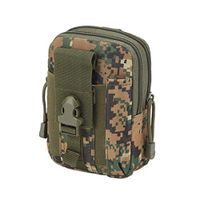 WILLTOO Unisex EDC Waist Bag 1000D Hunting Tactical Belt Bag Multipurpose for Outdoor (D)