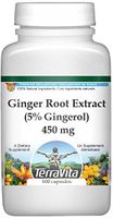 Ginger Root Extract (5% Gingerol) - 450 mg (100 Capsules, ZIN: 514355) - 2 Pack