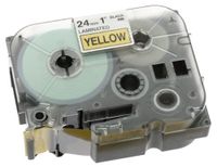 Brother 1 Inch x 26.2 Feet Black on Yellow for P-Touch (TZ651)