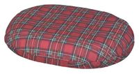 DMI 14-inch Molded Foam Ring Donut Seat Cushion Pillow for Hemorrhoids, Back Pain, Plaid