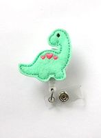 Dinosaur - Felt Badge Holder - Cute Badge Reels - PICU Nurse Badge - Animal Badge - Unique Badge Holder - Gift under 10