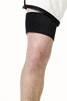 Boundr No Slip Thigh Compression Band (L, Black)