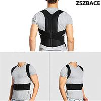Back Brace Posture Corrector - Fully Adjustable Posture Support for Men and Women That Takes Away Back Pain, Improves Posture & Provides Spine Support. (S)