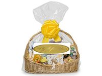 A1BakerySupplies® High Quality Gift Wrap Cellophane Bags Preimum Quality Bags Made in USA - 10 Pack 1.2 MIL (24 in x 30 in with A Gift for You Stickers 10)