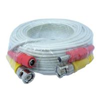 Smart Security Club Pre-made video/power cable, 30ft, BNC female coupler included