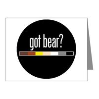 Note Card Got Bear Gay Pride Flag